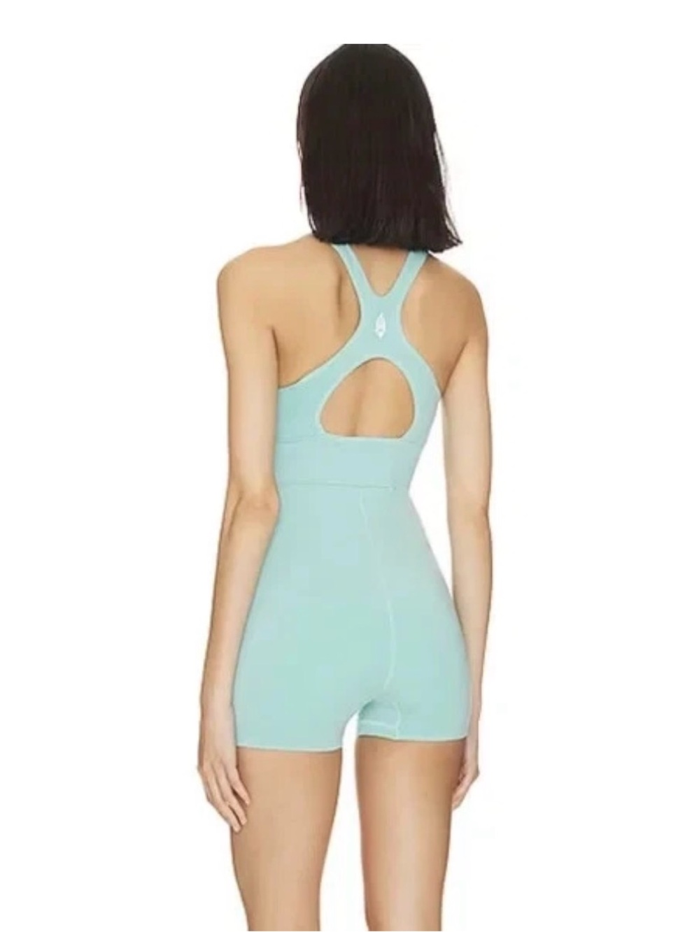 Free People FP Movement Every Single Time Runsie Size M/L Cascade Turquoise